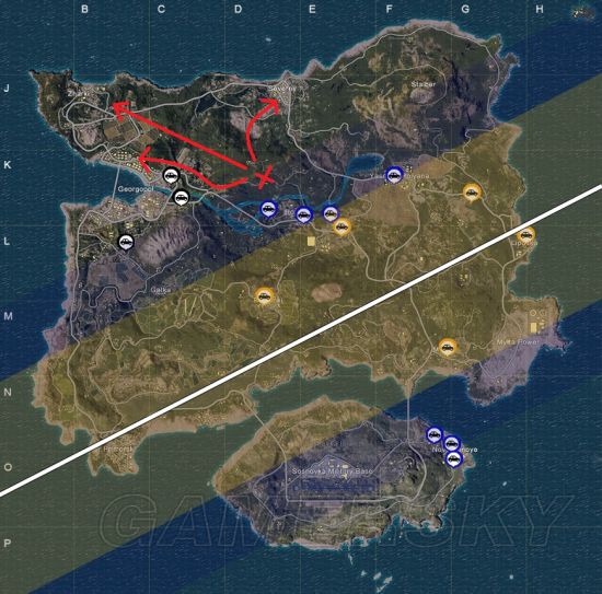 《绝地求生》降落点选择、决赛圈战术高手进阶技巧解析(图2)