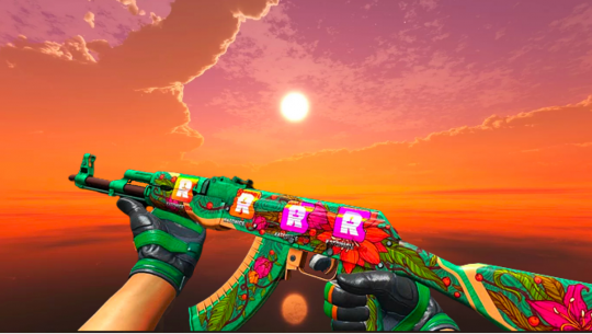 CSGO饰品“野荷”AK-47成交价首次破百万 4张贴纸立大功(图3)