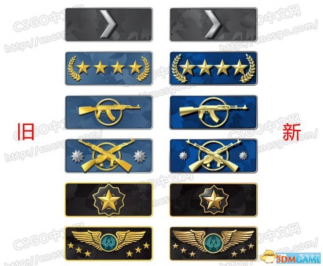 CSGO11月21日更新了什么 CSGO段位图标改变细节