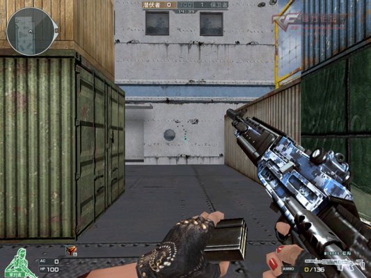 cf辅助卡盟:CFM14EBR海蓝 军火基地里面的常见客(图9) 穿越火线:M14EBR海蓝