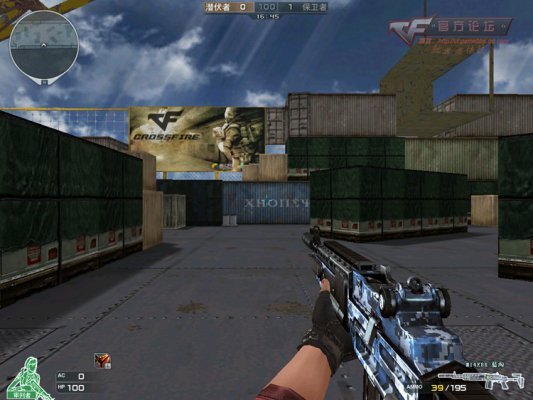 cf辅助卡盟:CFM14EBR海蓝 军火基地里面的常见客(图5) 穿越火线:M14EBR海蓝