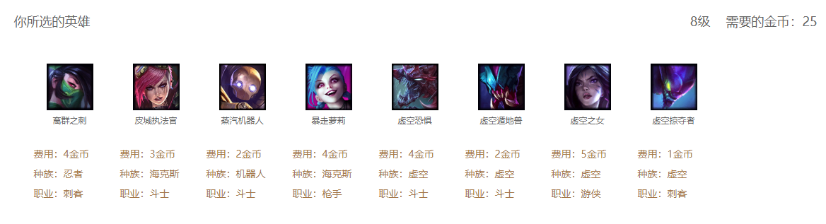 虚空斗士流 云顶之弈9.21版本S级阵容推荐