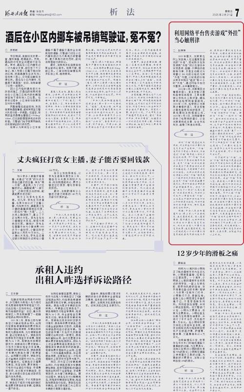 网络游戏外挂产业的法律风险与责任问题探讨,涉及多方面法律纠纷(图3) 游戏外挂